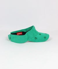 刺繍パイル地サンバイザー右横（グリーン）