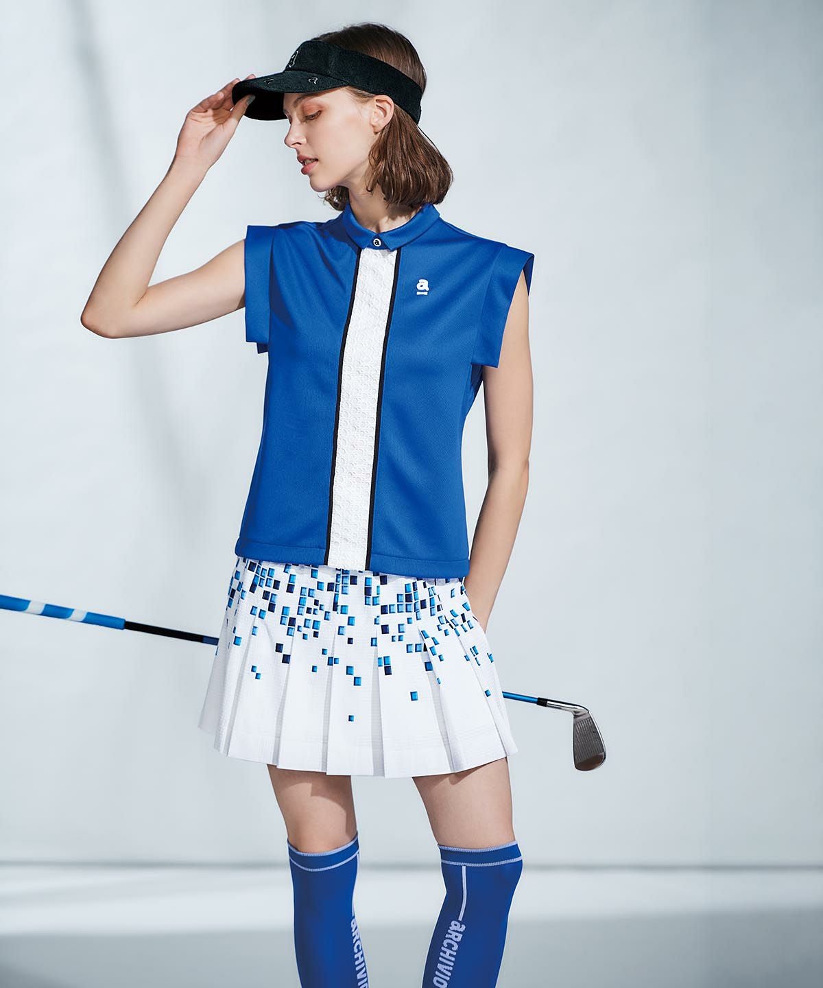 刺繍パイル地サンバイザー|アルチビオ-アウトレット- - ゴルフウェアや