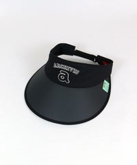 ツバ広サンバイザー（ブラック）