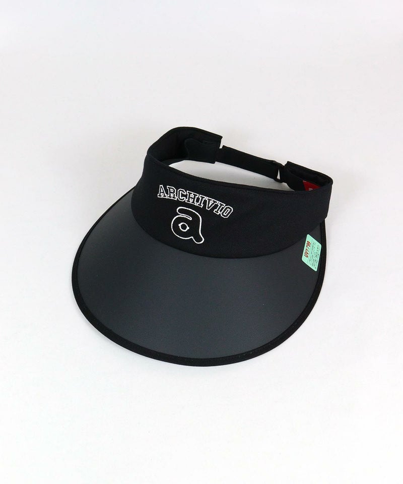 ツバ広サンバイザー（ブラック）