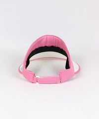 ツバ広サンバイザー後（ピンク）