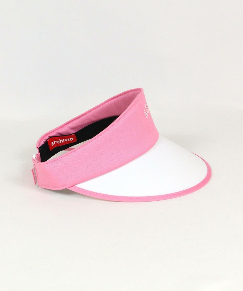 サンバイザー右横（ピンク）