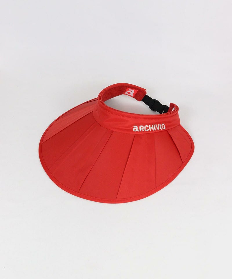 2way撥水キャップサンバイザー（レッド）