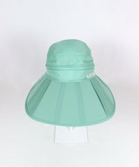 2way撥水キャップ正面（ライトグリーン）