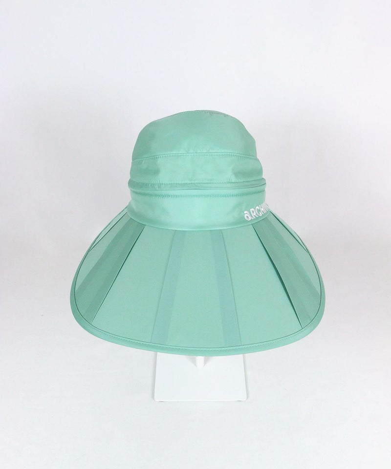 2way撥水キャップ正面（ライトグリーン）