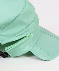 取り外しファスナー部分（ライトグリーン）