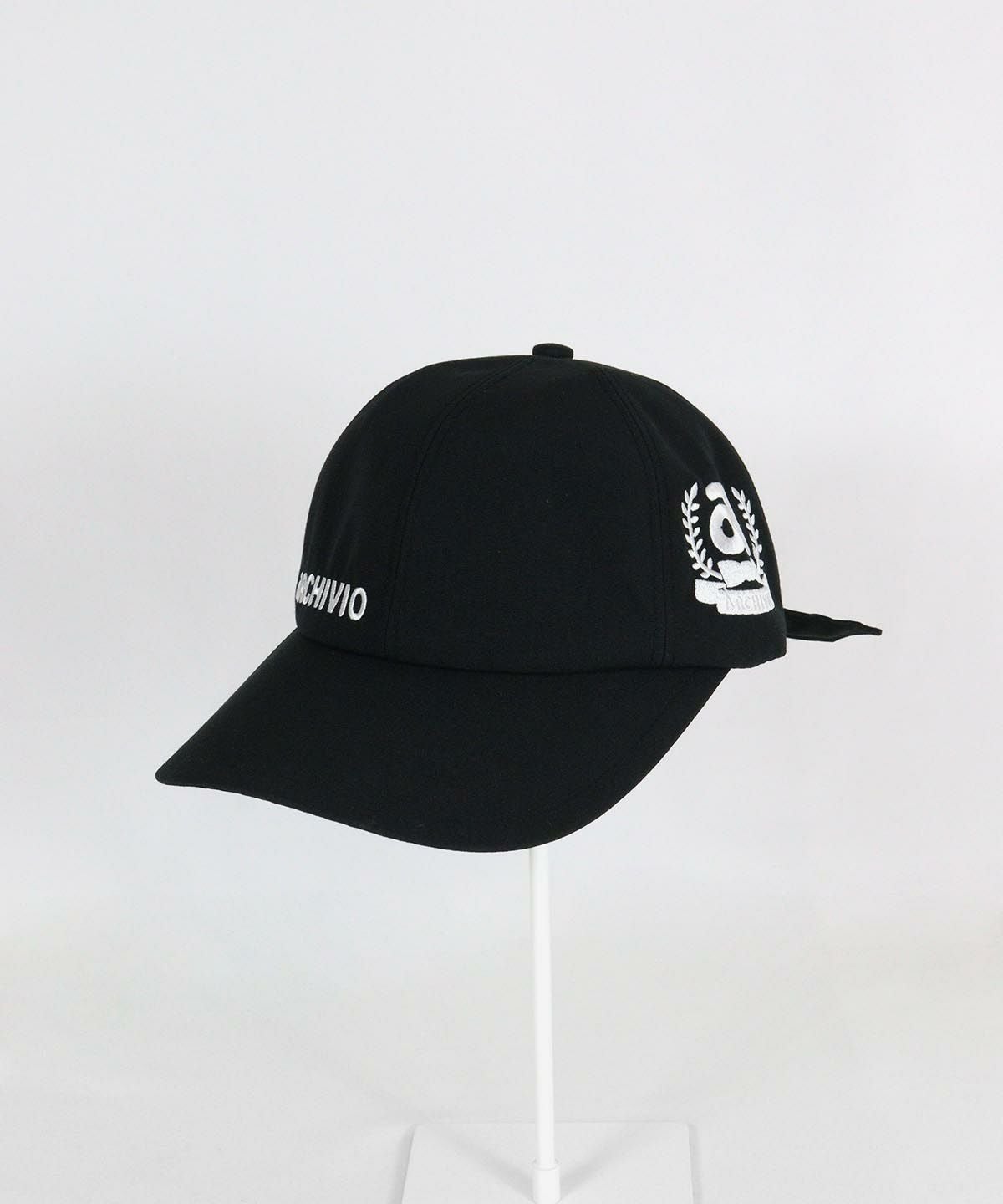 エンブレム刺繍キャップ（ブラック）