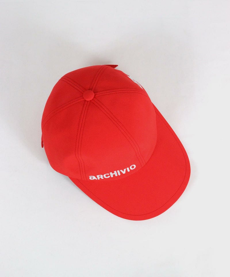 エンブレム刺繍キャップ上（レッド）
