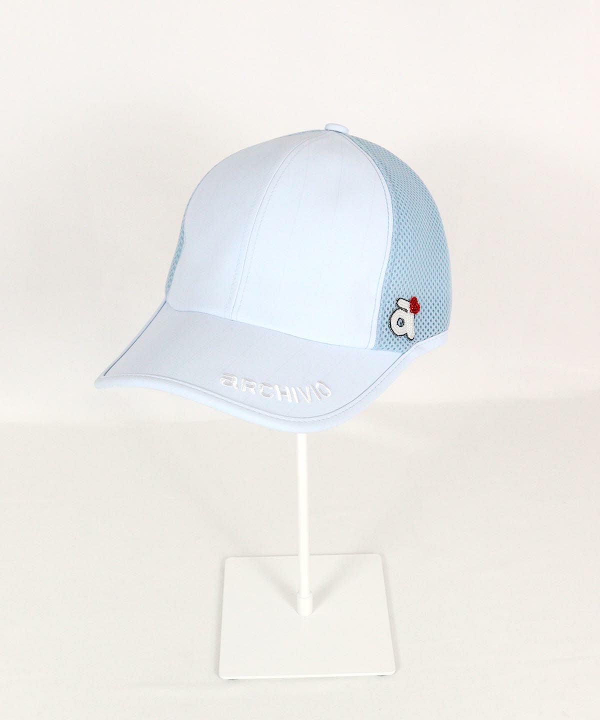 メッシュ切替キャップ（ライトブルー）