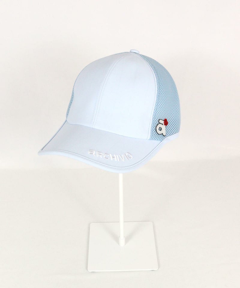 メッシュ切替キャップ（ライトブルー）