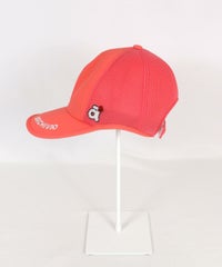メッシュ切替キャップ左横（ピンク）