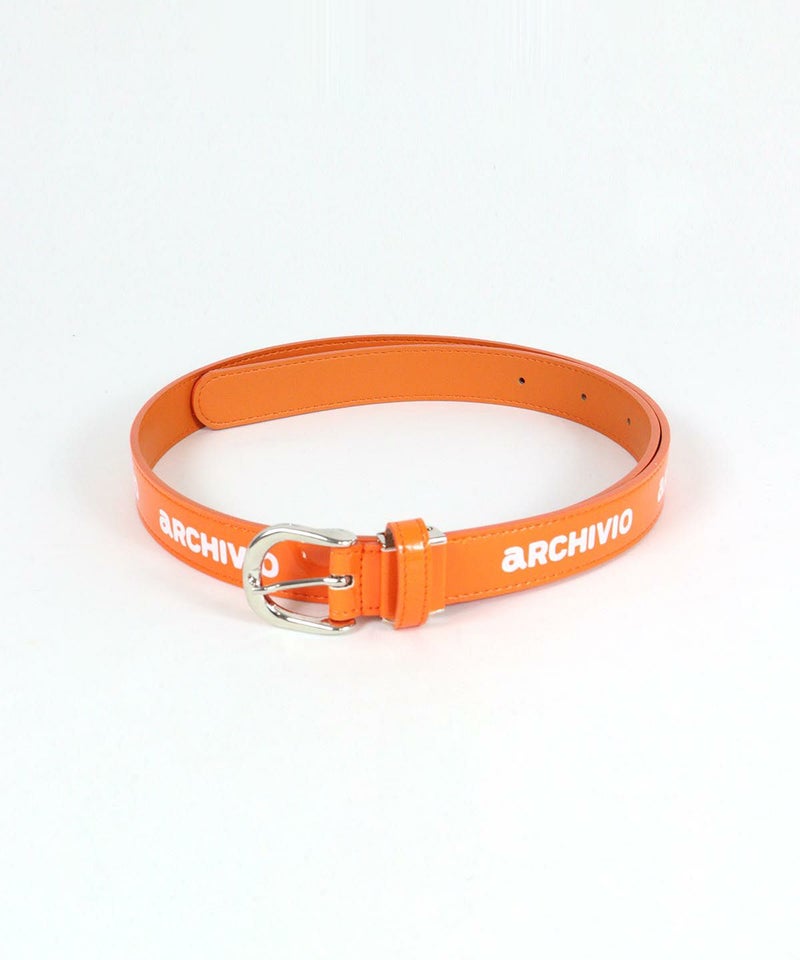 ロゴエナメルベルト（オレンジ）
