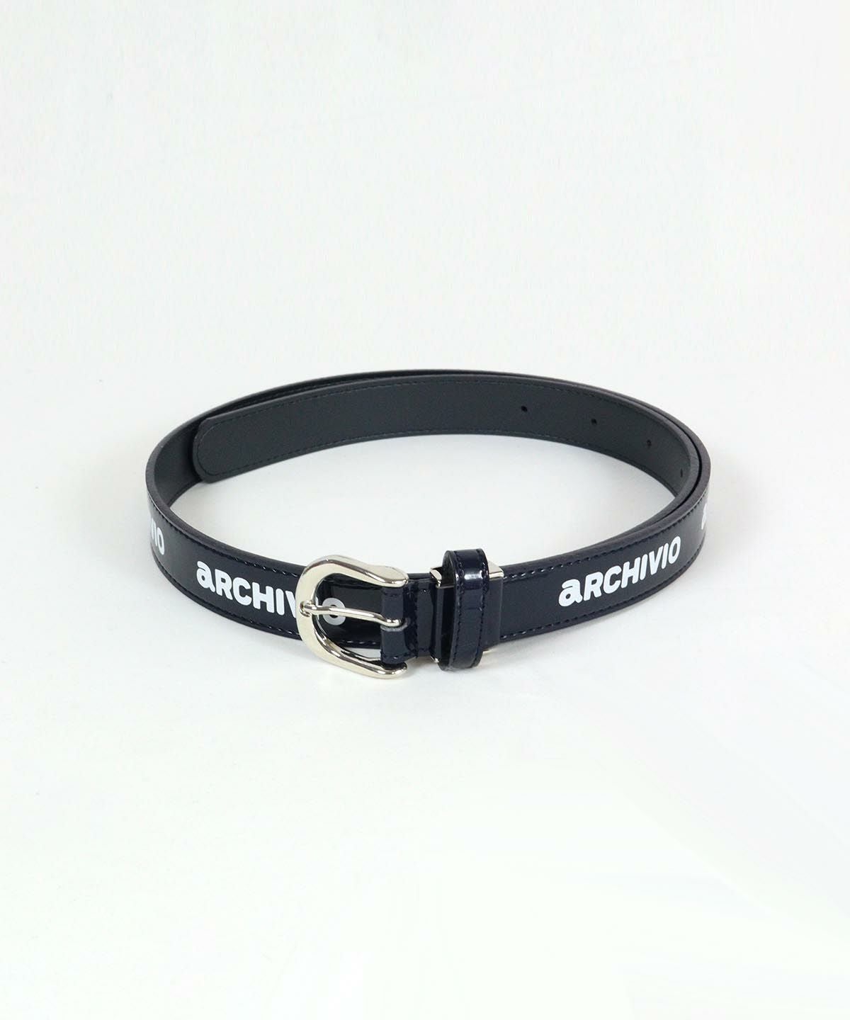 ロゴエナメルベルト（ネイビー）