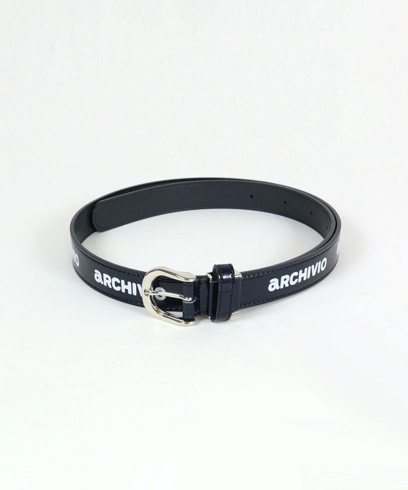 ロゴエナメルベルト（ネイビー）