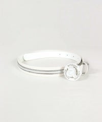 サークルバックルベルト（ホワイト）