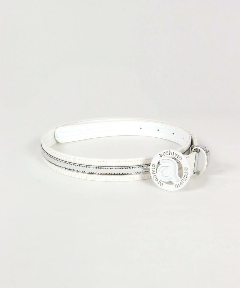 サークルバックルベルト（ホワイト）