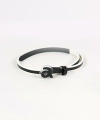 メッシュ×エナメルベルト（ブラック）