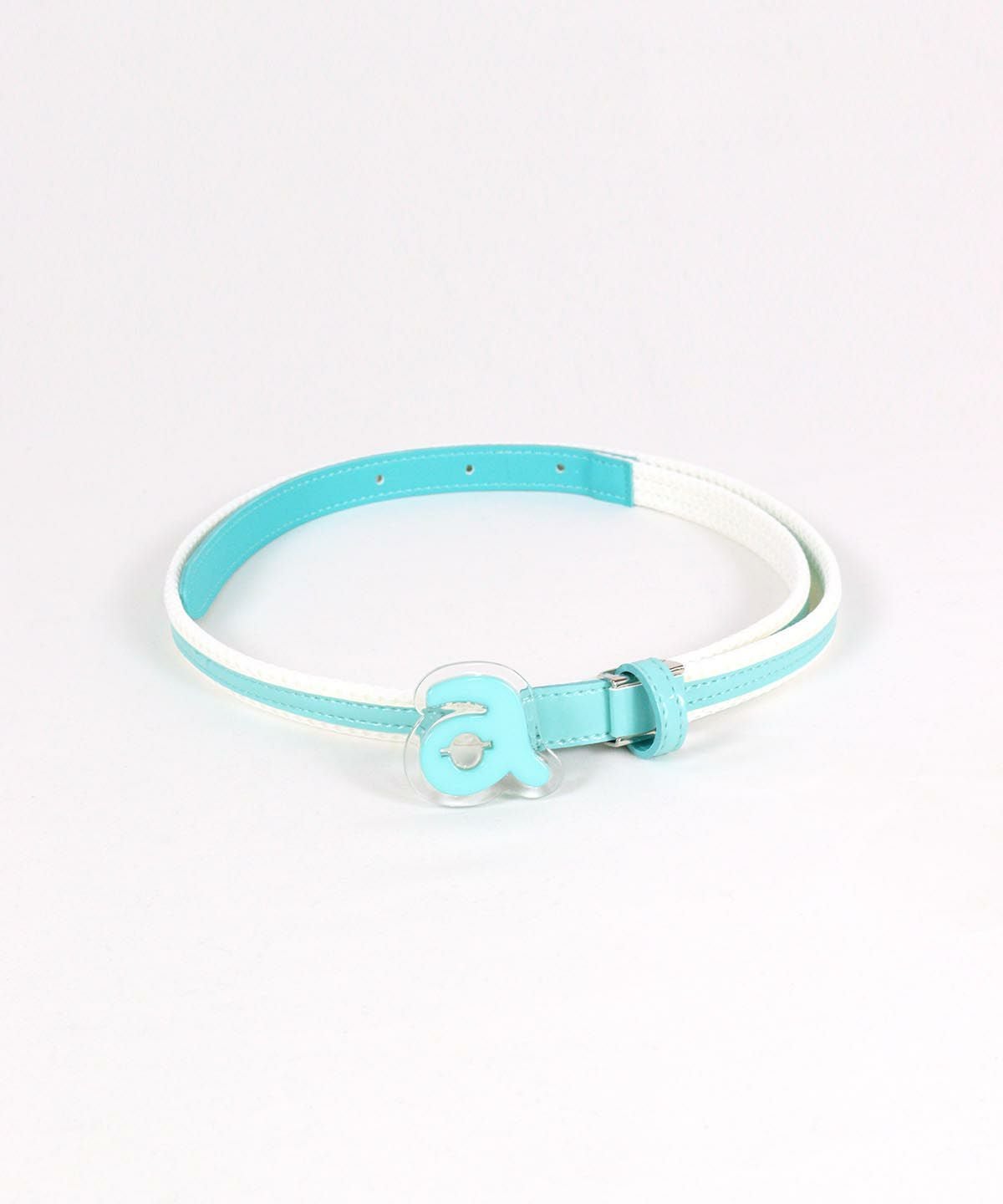 メッシュ×エナメルベルト（ライトグリーン）