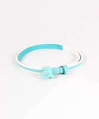 メッシュ×エナメルベルト（ライトグリーン）