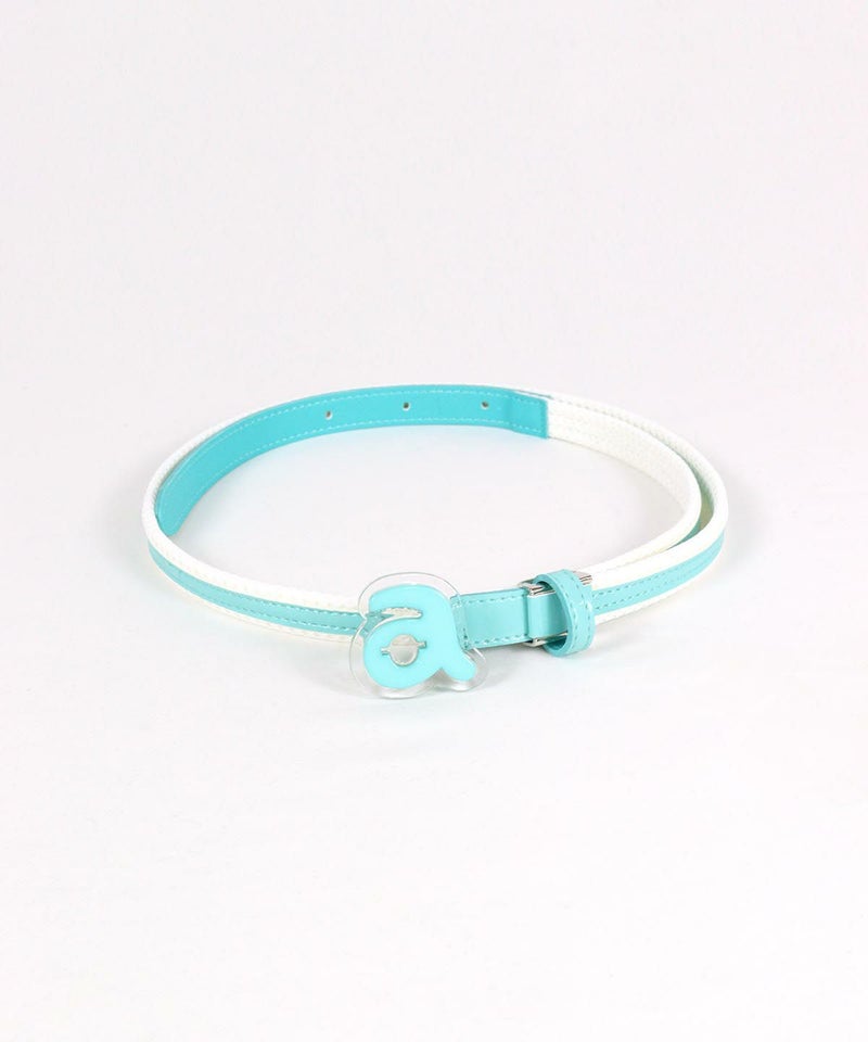 メッシュ×エナメルベルト（ライトグリーン）