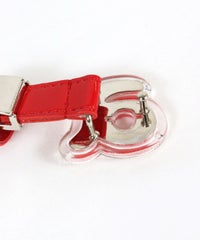 バックル裏部分（レッド）