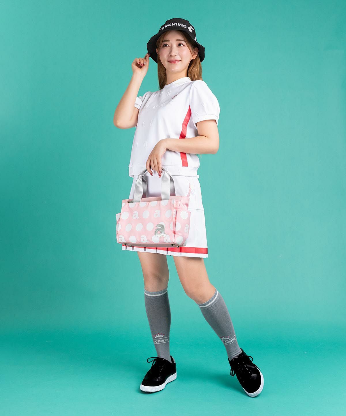 配色ロングソックス|アルチビオ-アウトレット- - ゴルフウェアや婦人服通販