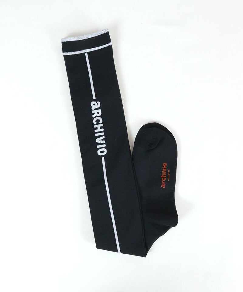 ラインハイソックス（ブラック）