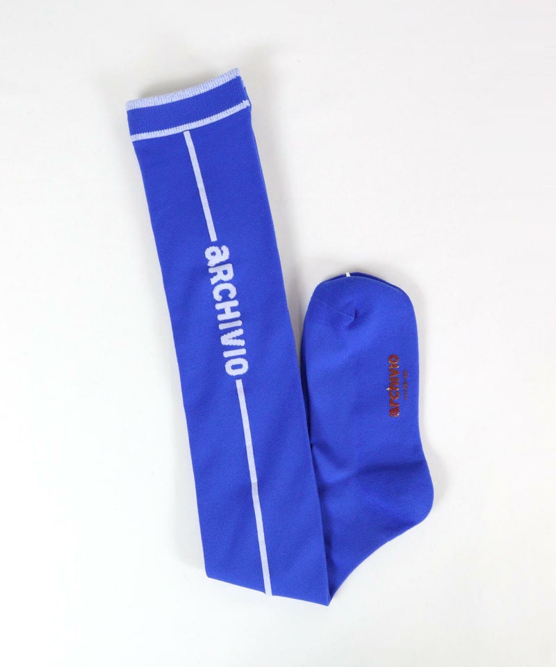 ラインハイソックス（ブルー）