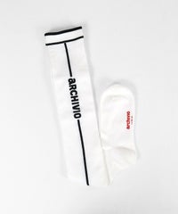 ラインハイソックス（ホワイト）