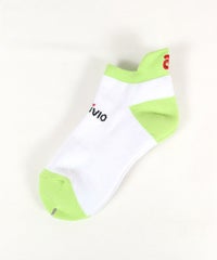 ポイントカラーソックス（ライトグリーン）