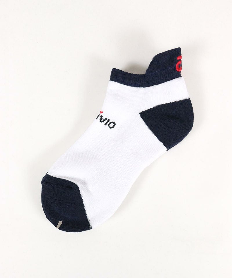 ポイントカラーソックス（ネイビー）