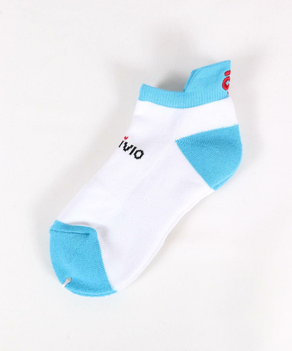 ポイントカラーソックス（ブルー）