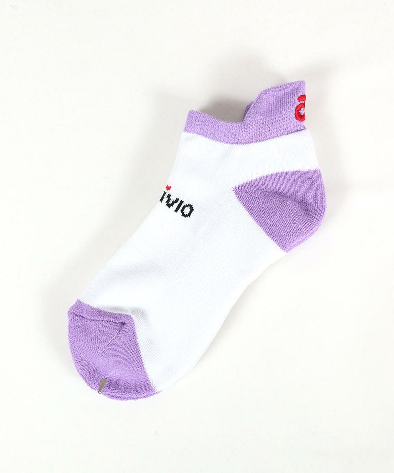 ポイントカラーソックス（ライトパープル）