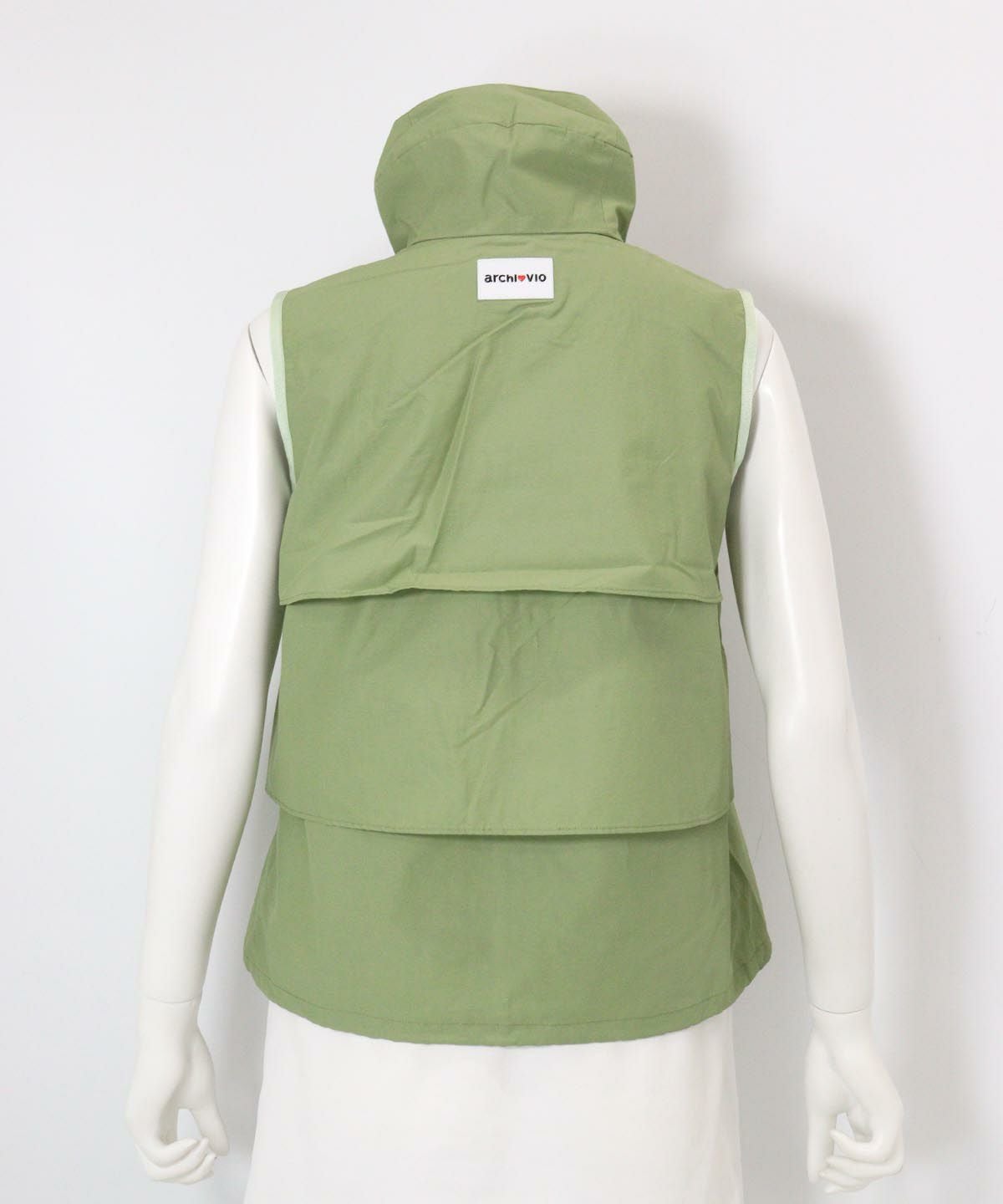 バックティアードベスト後（グリーン）