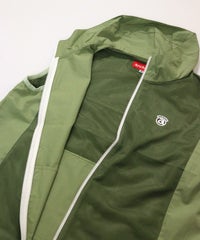 ファスナー部分（グリーン）