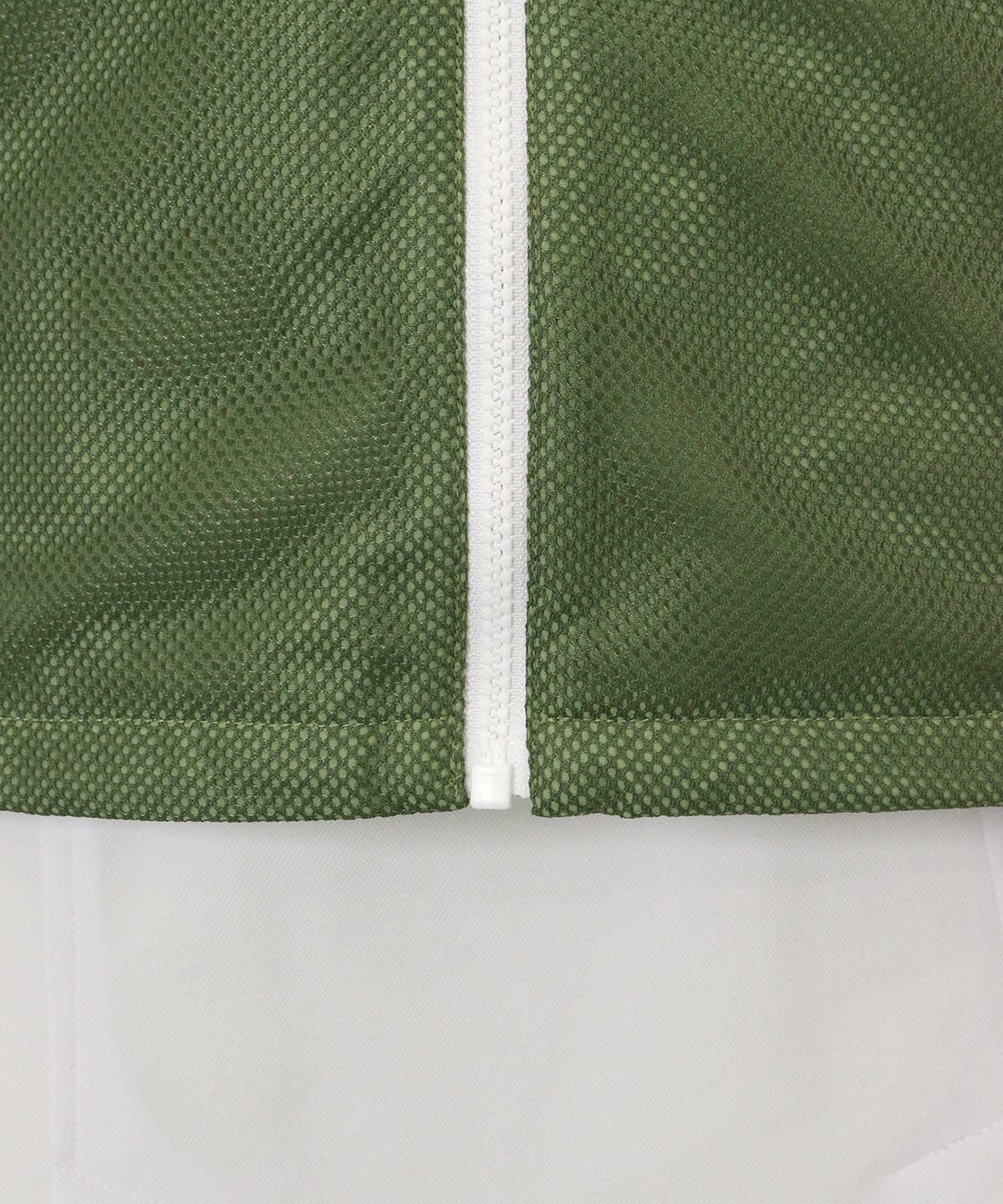 ファスナー部分（グリーン）