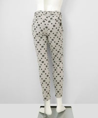 【メンズ】総ロゴ柄パンツ後（ライトグレー）