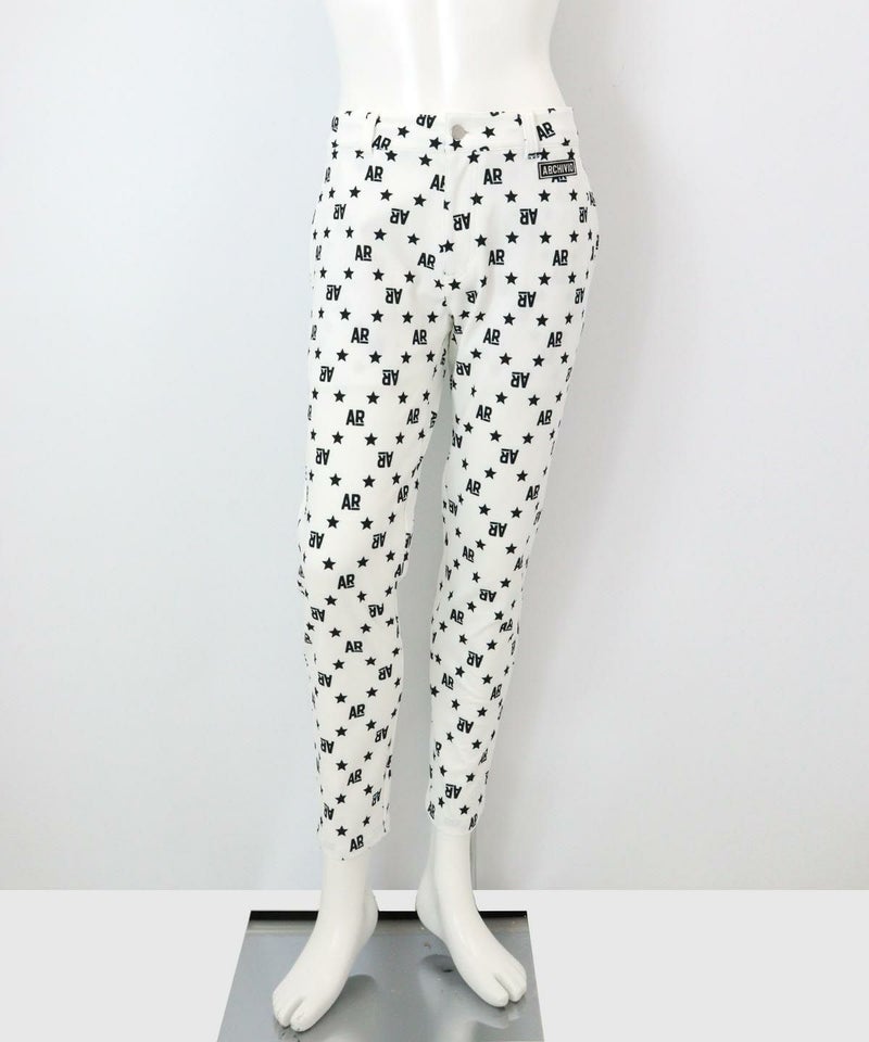 【メンズ】総ロゴ柄パンツ（ホワイト）