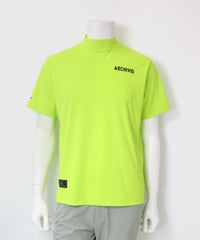 【メンズ】ロゴプリントハイネックプルオーバー（ライトグリーン）