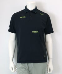 【メンズ】ワードロゴ冷感ポロシャツ（グレー）