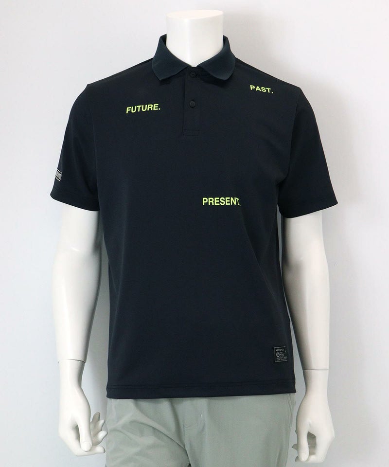 【メンズ】ワードロゴ冷感ポロシャツ（グレー）