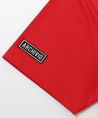 袖口ロゴ部分（レッド）