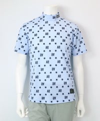 【メンズ】UV総柄プリントプルオーバー（ブルー）