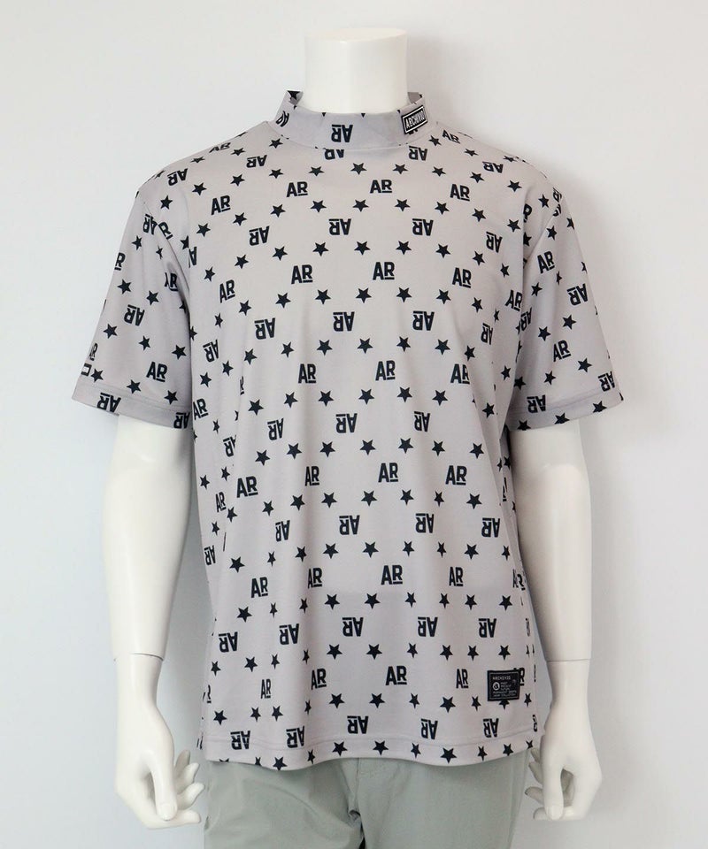 【メンズ】UV総柄プリントプルオーバー（ライトグレー）