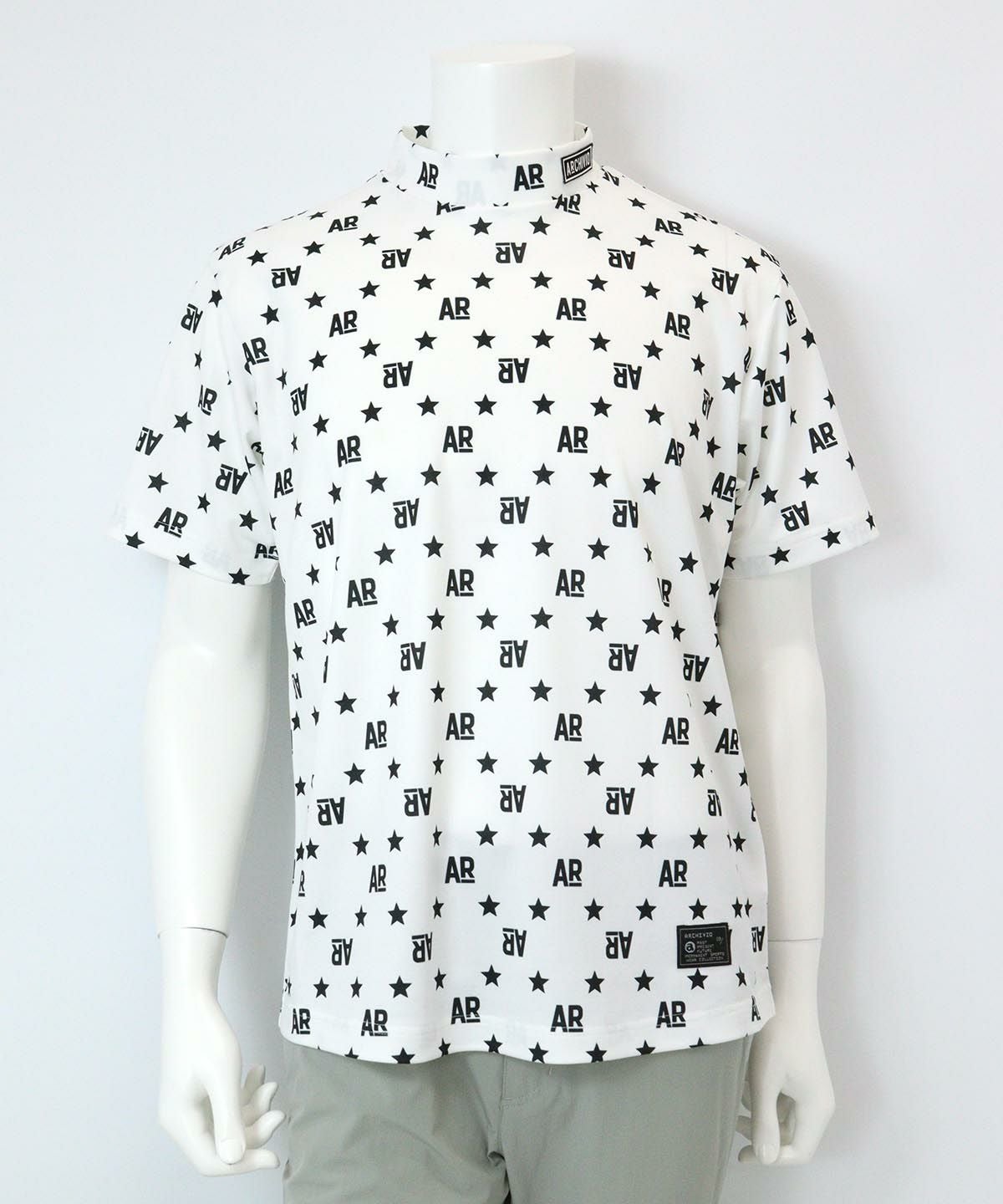 【メンズ】UV総柄プリントプルオーバー（ホワイト）