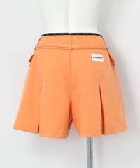 ベルト付き撥水ショートパンツ（オレンジ）