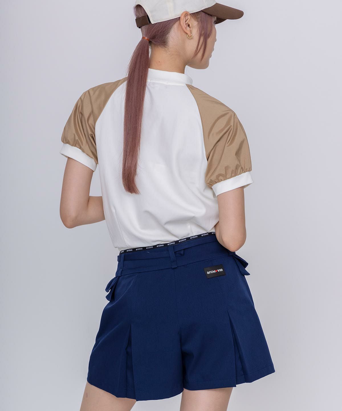 アルチビオ新品ショートパンツ ベルト付き撥水ショートパンツ|アルチビオ-アウトレット- - ゴルフ