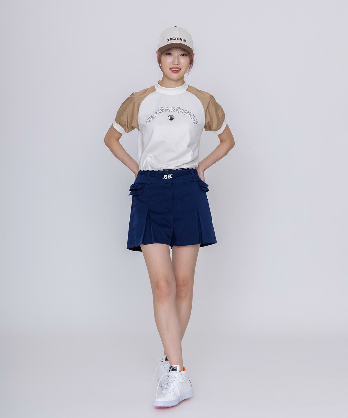 モデル着用画像（ネイビー）