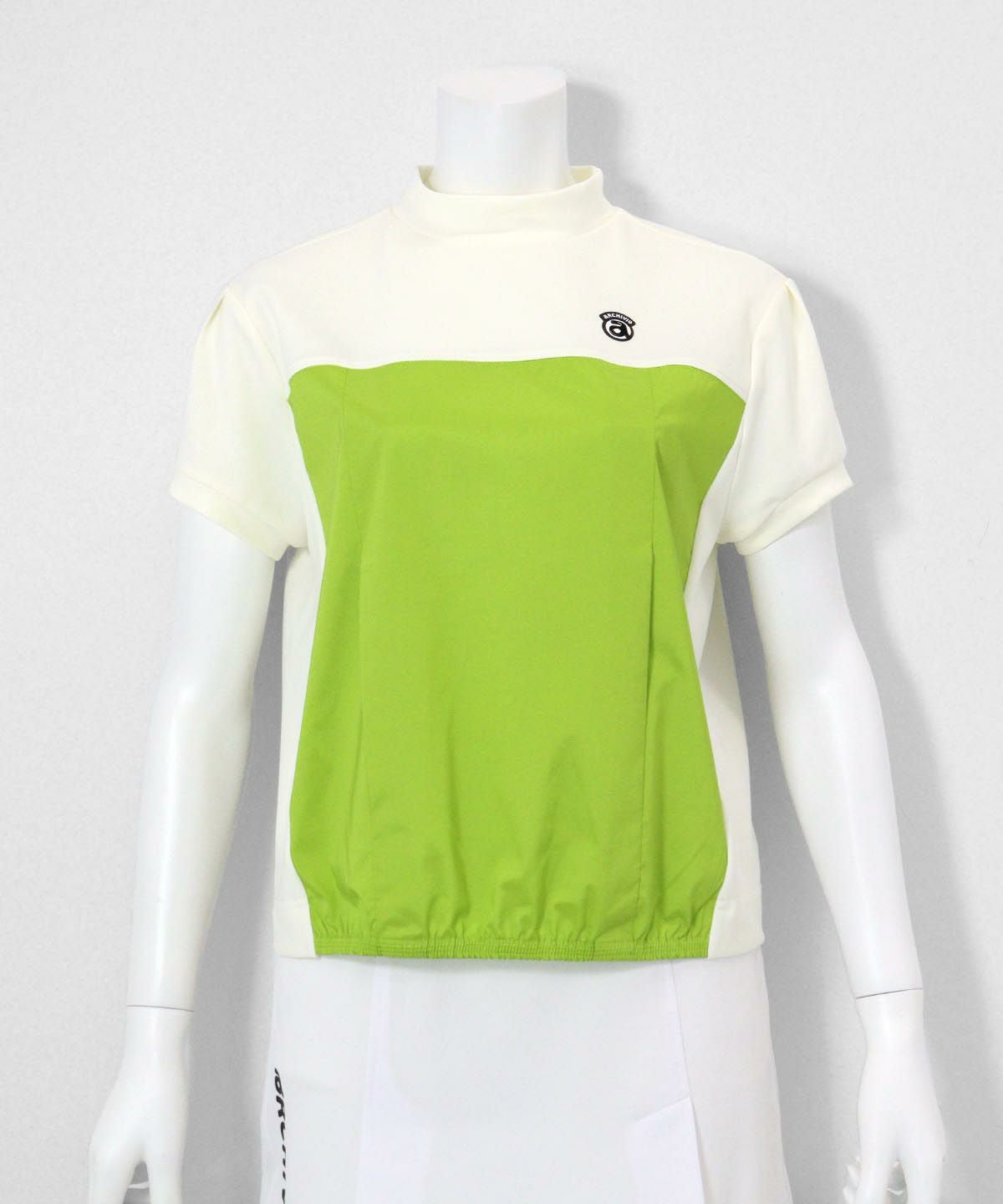 ドッキングプルオーバー（ホワイト×グリーン）