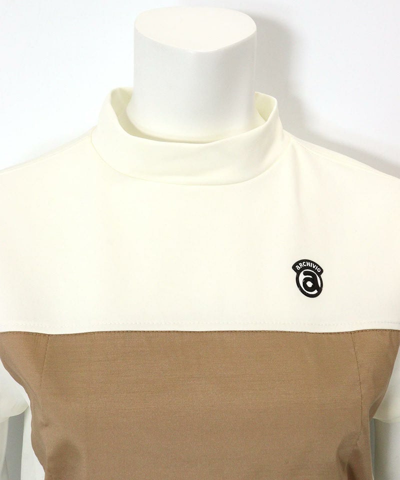 首元部分（ホワイト×ベージュ）